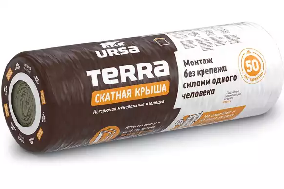 Минеральная вата URSA Тerra 35QN (3000х1200х200 мм) 1 шт фото